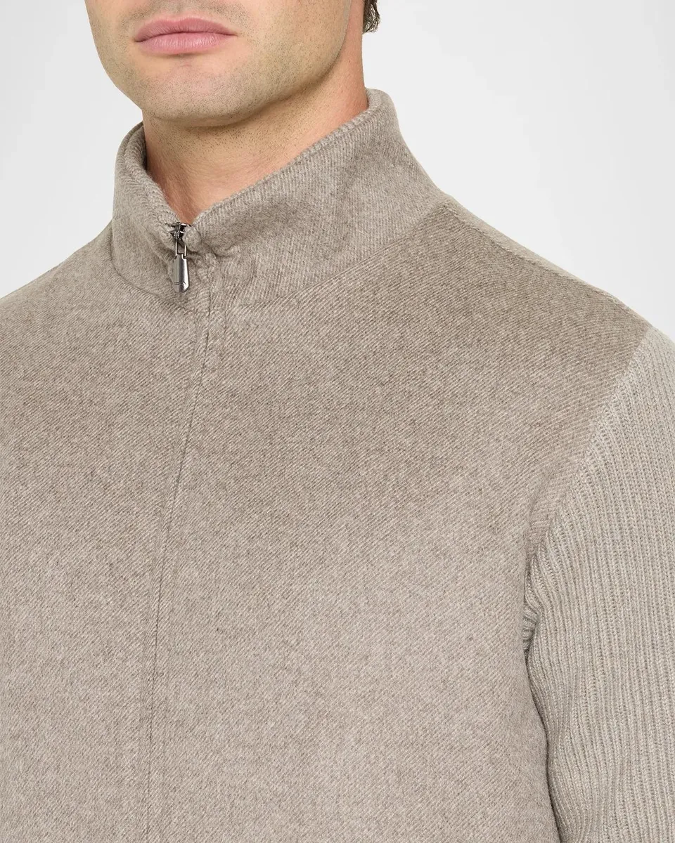 Robert Graham Men's Padley Woven Hybrid Full-Zip Jacket | Thumbnail 5 Robert Graham Men's Padley Woven Hybrid Full-Zip Jacket | Thumbnail 5