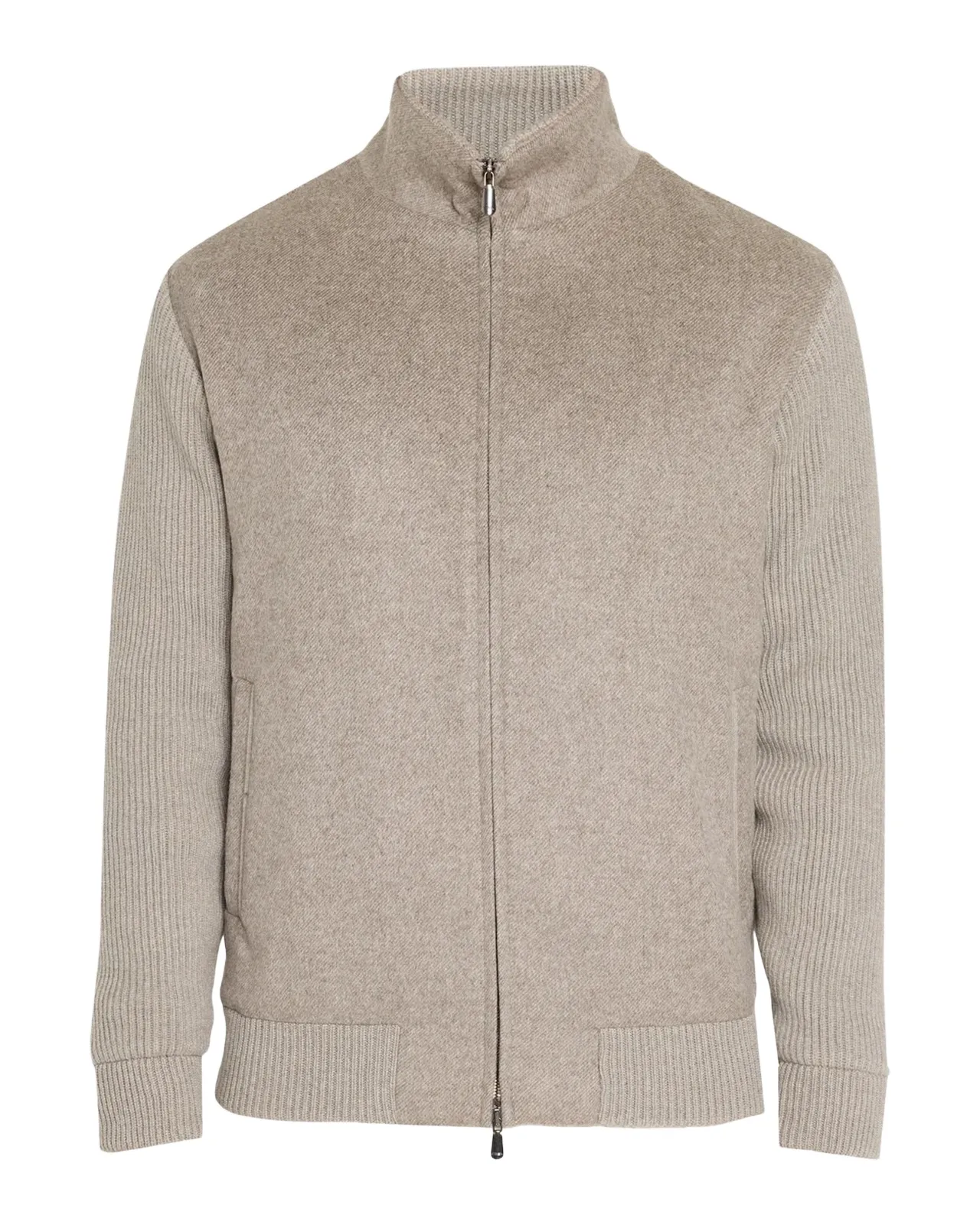 Robert Graham Men's Padley Woven Hybrid Full-Zip Jacket