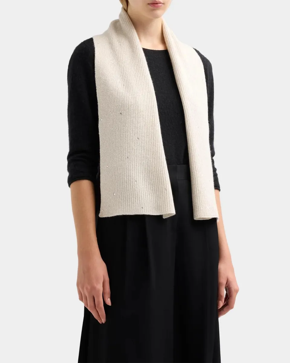 Carolyn Rowan Cashmere Lurex Scarf | Thumbnail 3 Carolyn Rowan Cashmere Lurex Scarf | Thumbnail 3