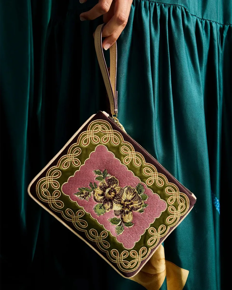 ALÉMAIS Lacey Embroidered Clutch | Thumbnail 2 ALÉMAIS Lacey Embroidered Clutch | Thumbnail 2
