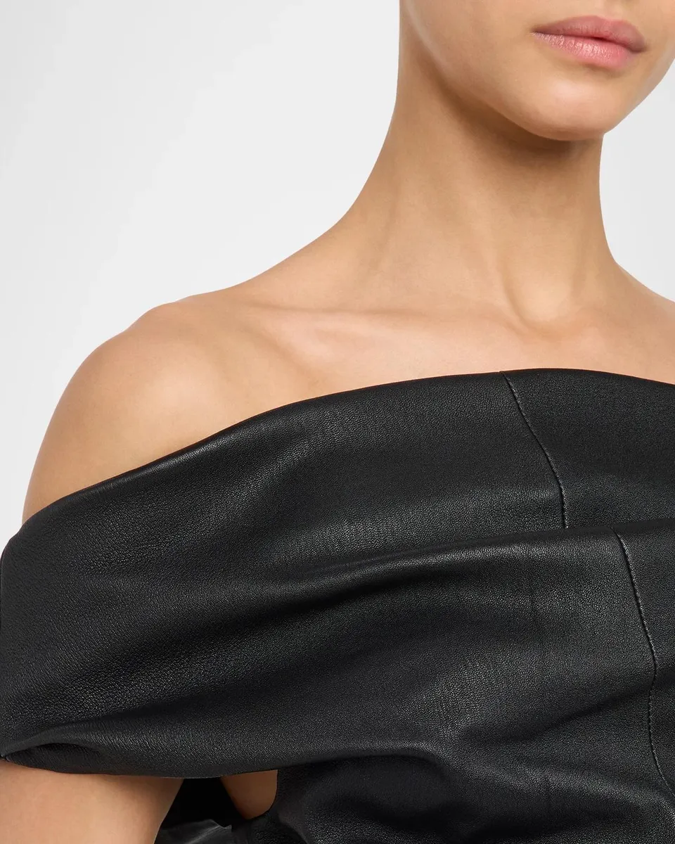 Simkhai Vessia Leather Maxi Dress | Thumbnail 5 Simkhai Vessia Leather Maxi Dress | Thumbnail 5