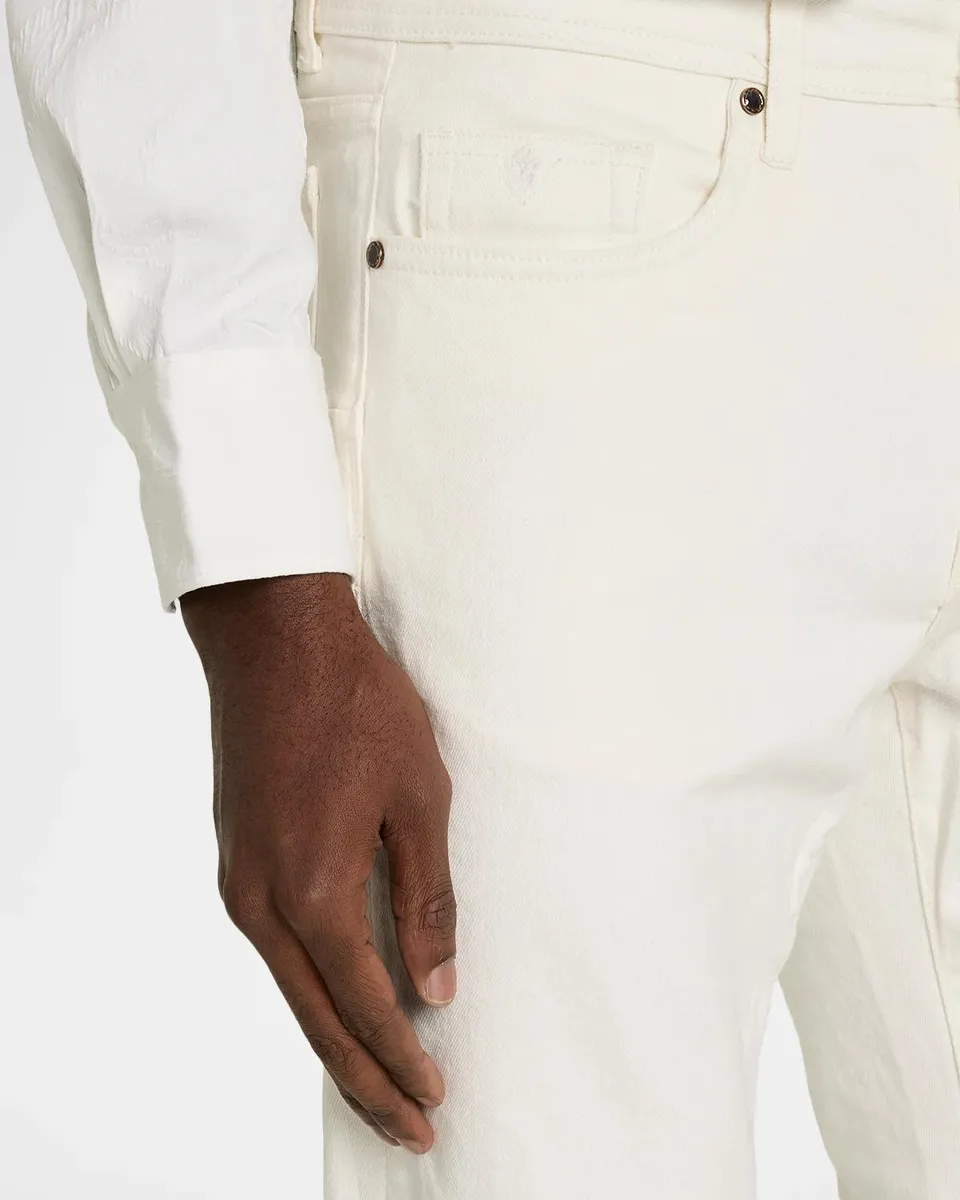 Robert Graham Men's Cadiz Solid Straight-Leg Jeans | Thumbnail 5 Robert Graham Men's Cadiz Solid Straight-Leg Jeans | Thumbnail 5