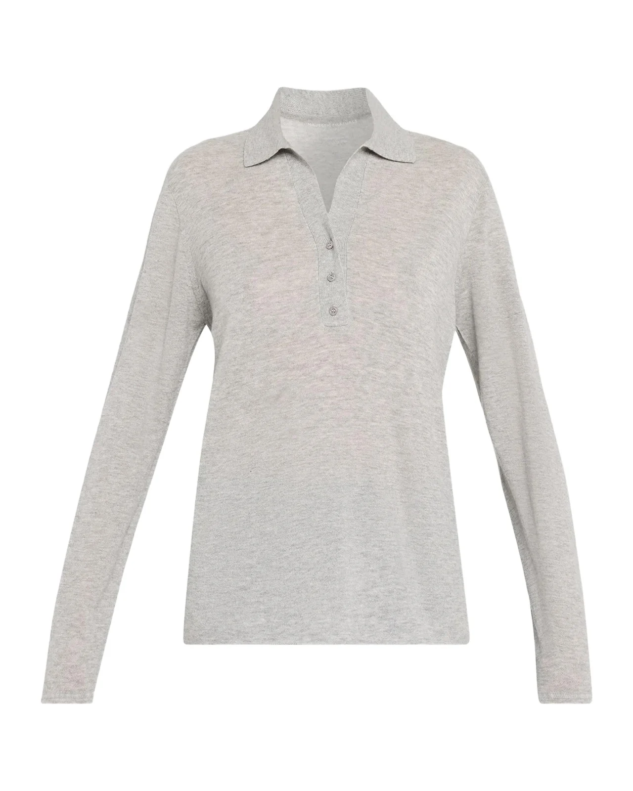 MAJESTIC FILATURES Machine Washable Cashmere Polo