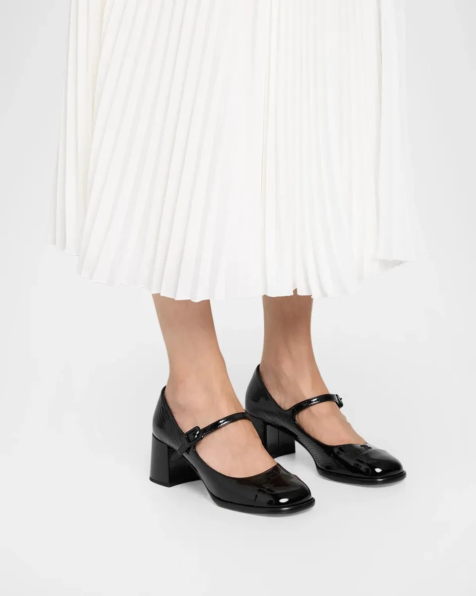 Miu Miu 35mm Naplak Leather Mary Jane Pumps | Thumbnail 2