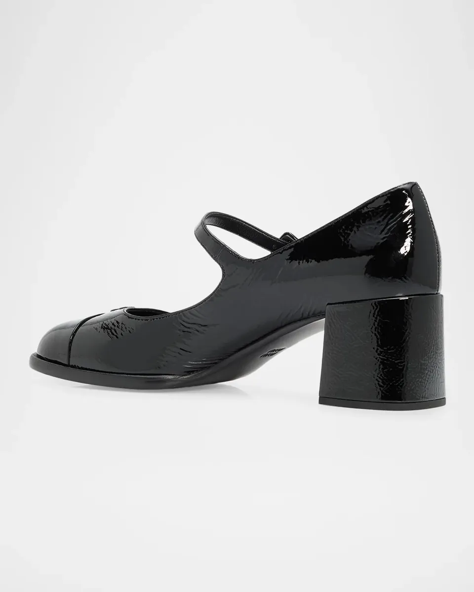 Miu Miu 35mm Naplak Leather Mary Jane Pumps | Thumbnail 4