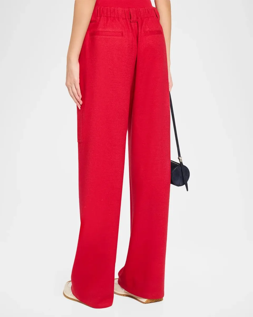 rag & bone Bobbi Wool Wide-Leg Pants | Thumbnail 3