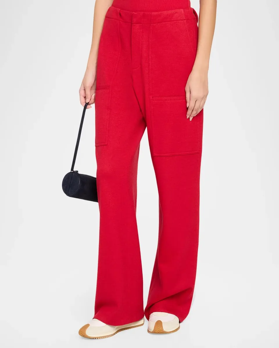 rag & bone Bobbi Wool Wide-Leg Pants | Thumbnail 4