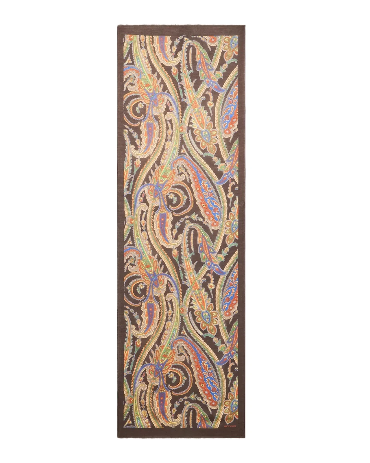 Paisley-Print Frayed Scarf Paisley-Print Frayed Scarf