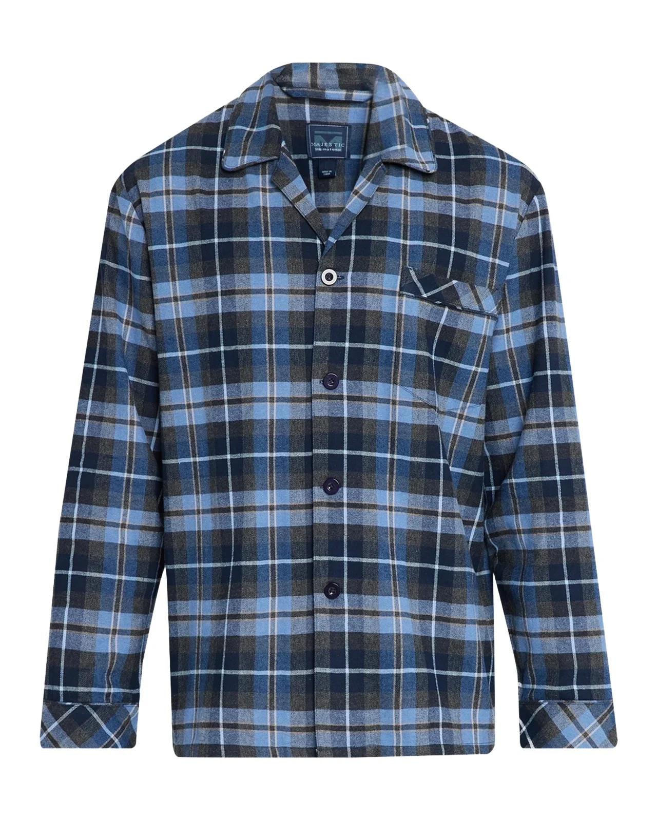 Majestic International Men's New Rustic Flannel Shirt
