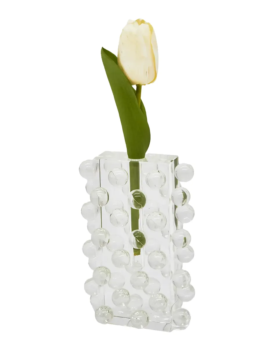 Tizo Scattered Balls Large Crystal Glass Vase | Thumbnail 2