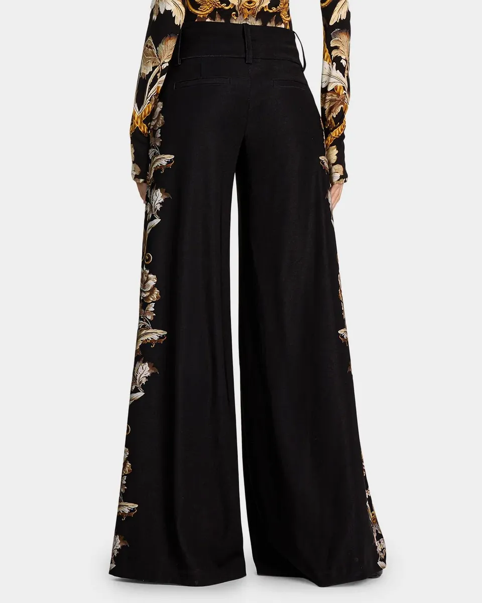 Alice + Olivia Olivia Low-Rise Wide-Leg Pants | Thumbnail 3 Alice + Olivia Olivia Low-Rise Wide-Leg Pants | Thumbnail 3