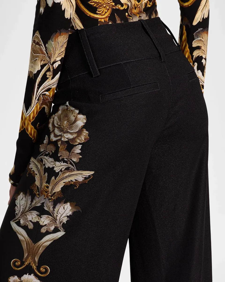 Alice + Olivia Olivia Low-Rise Wide-Leg Pants | Thumbnail 5 Alice + Olivia Olivia Low-Rise Wide-Leg Pants | Thumbnail 5