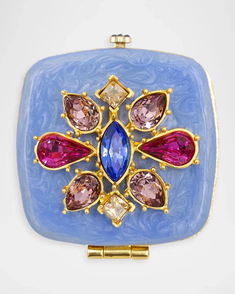 Jay Strongwater Luella Embellished Square Compact Mirror | Thumbnail 4 Jay Strongwater Luella Embellished Square Compact Mirror | Thumbnail 4