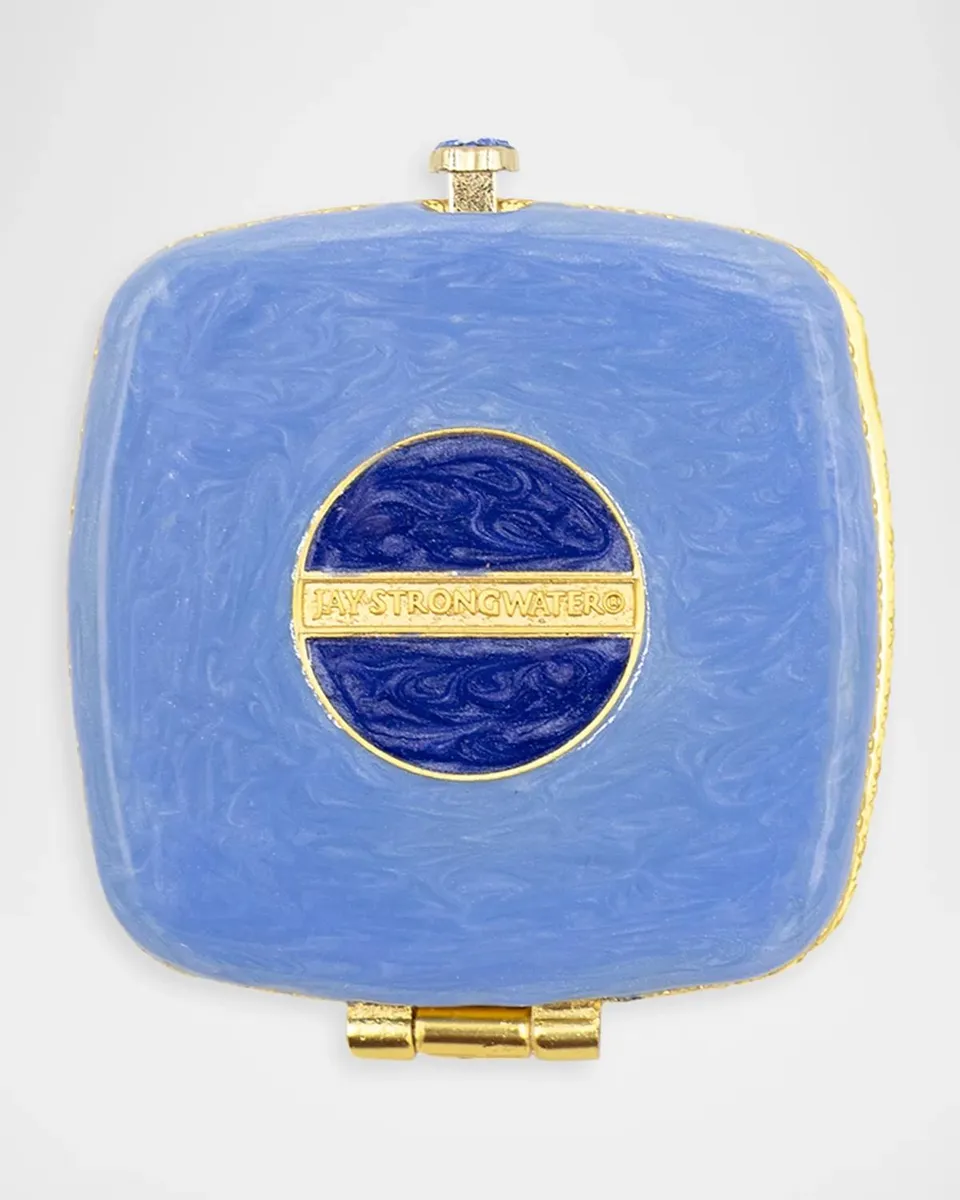 Jay Strongwater Luella Embellished Square Compact Mirror | Thumbnail 5 Jay Strongwater Luella Embellished Square Compact Mirror | Thumbnail 5