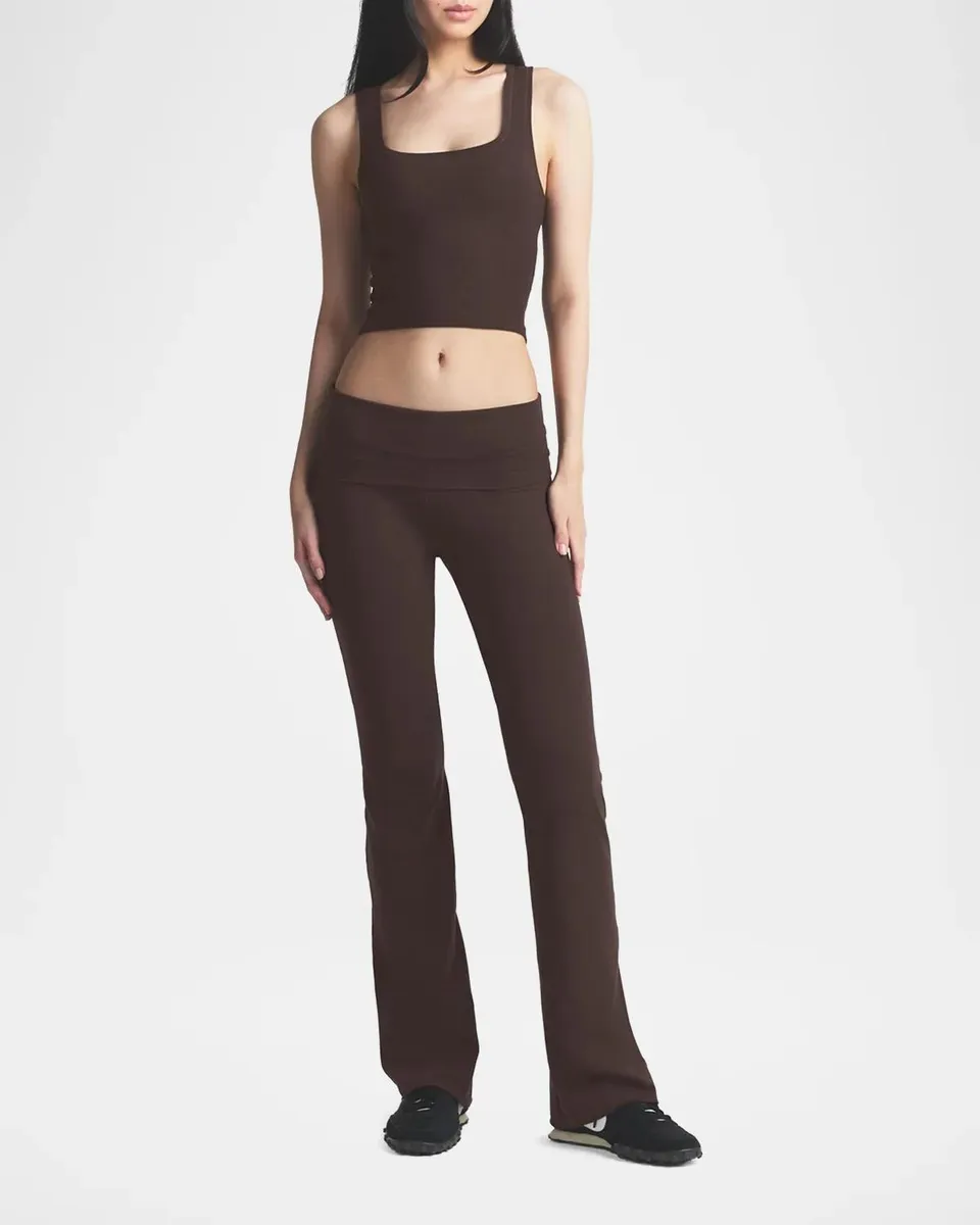 Skims Foldover Mid-Weight Knit Pants | Thumbnail 2 Skims Foldover Mid-Weight Knit Pants | Thumbnail 2
