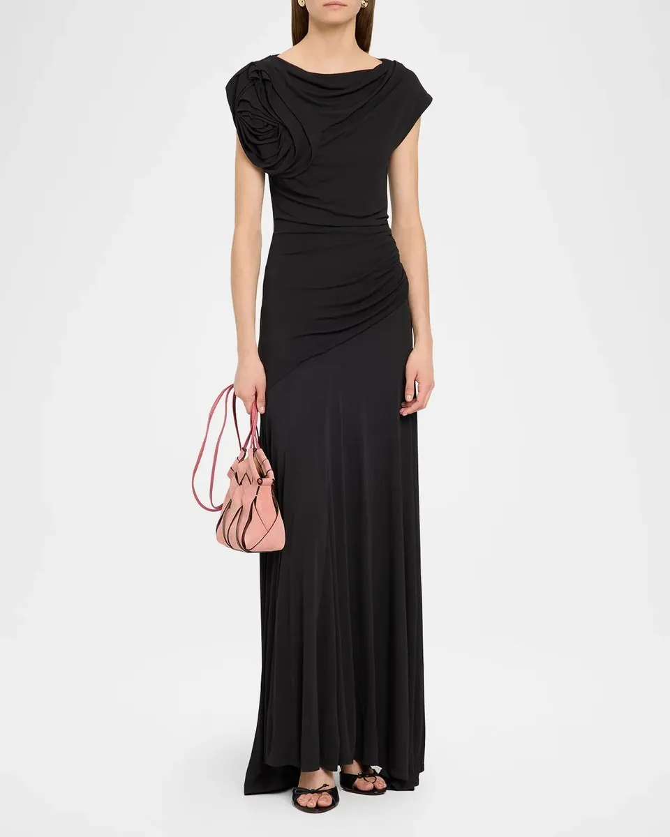 Ulla Johnson Daphne 3D Rosette Gown | Thumbnail 2