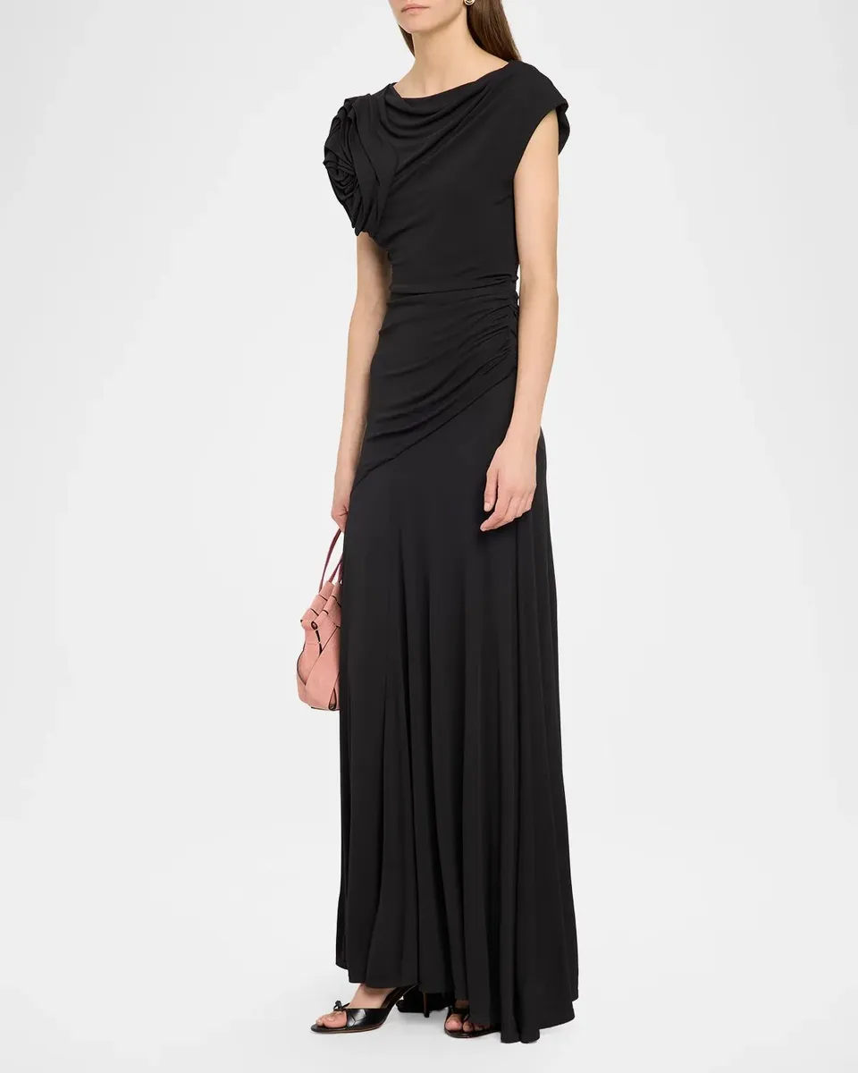 Ulla Johnson Daphne 3D Rosette Gown | Thumbnail 4