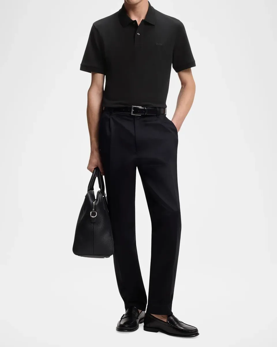 BOSS Logo Cotton Polo Shirt | Thumbnail 2