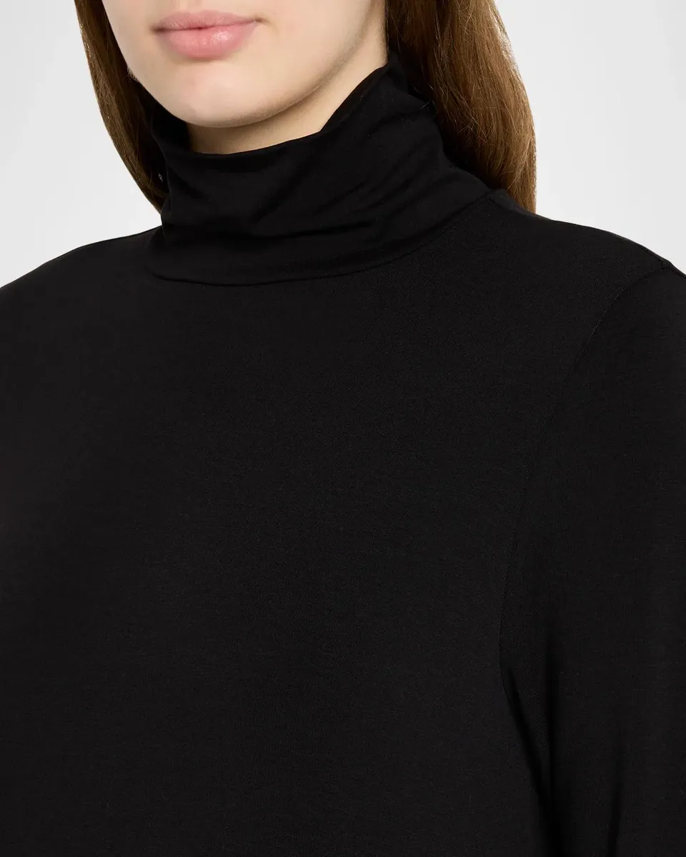 Eileen Fisher Turtleneck Jersey Midi Dress | Thumbnail 5 Eileen Fisher Turtleneck Jersey Midi Dress | Thumbnail 5