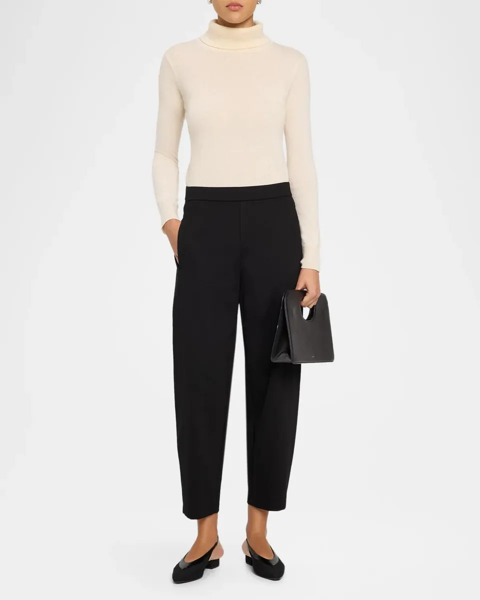 Eileen Fisher Cropped Double-Knit Lantern Pants | Thumbnail 2 Eileen Fisher Cropped Double-Knit Lantern Pants | Thumbnail 2