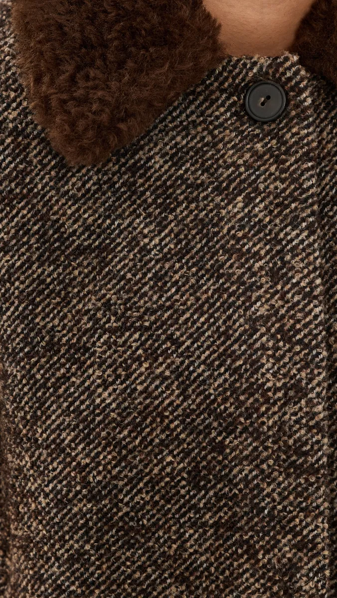 Vince Contrast Collar Boucle Jacket | Thumbnail 6 Vince Contrast Collar Boucle Jacket | Thumbnail 6