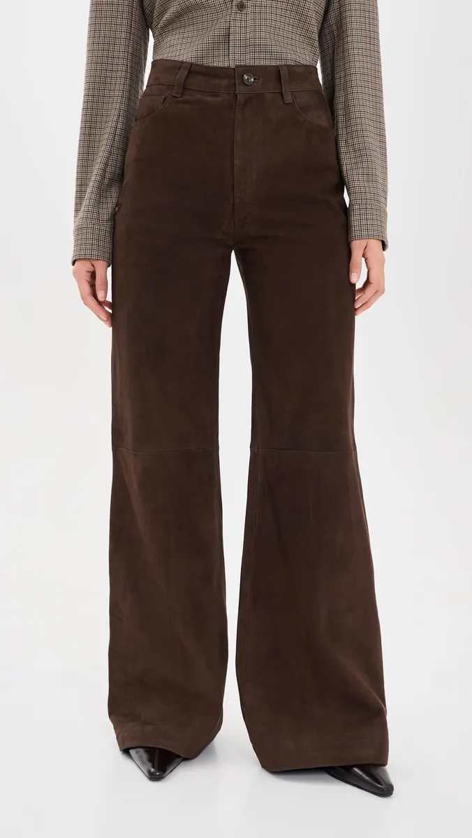 TANYA TAYLOR Angel Suede Pants | Thumbnail 2 TANYA TAYLOR Angel Suede Pants | Thumbnail 2