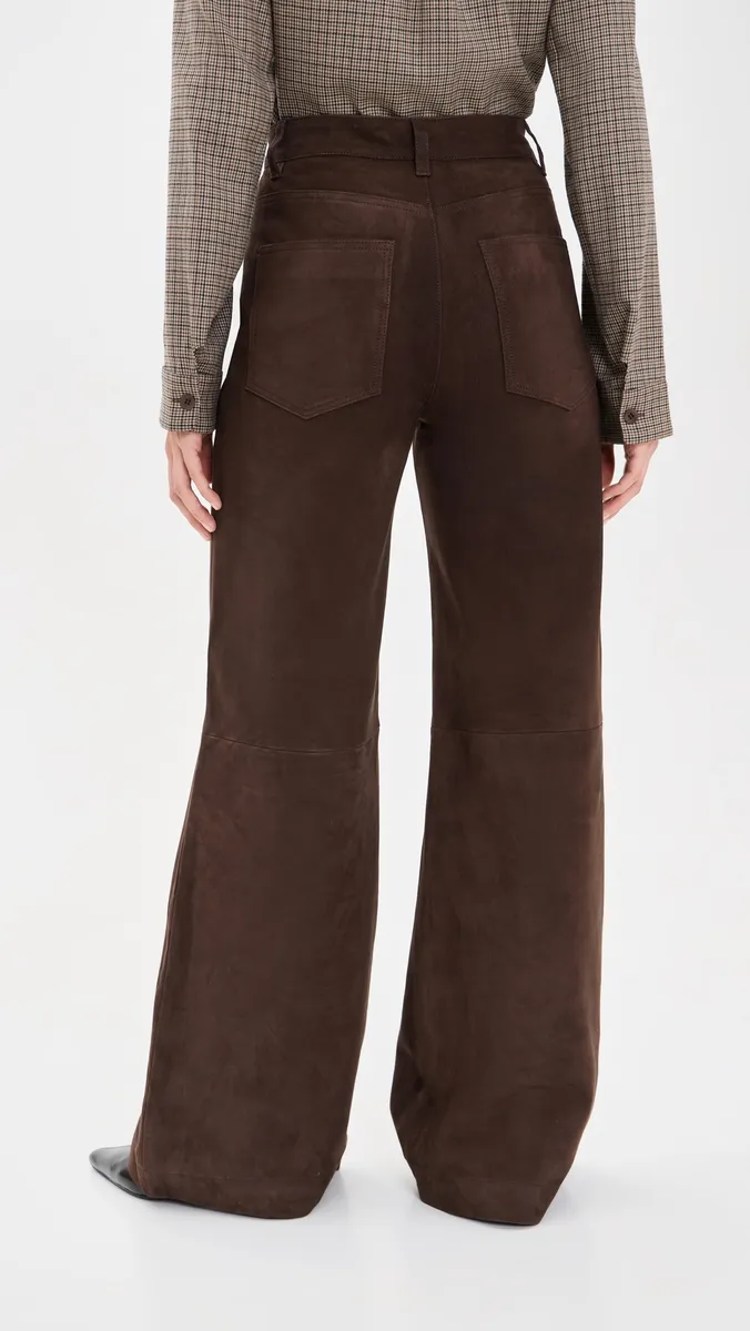 TANYA TAYLOR Angel Suede Pants | Thumbnail 3 TANYA TAYLOR Angel Suede Pants | Thumbnail 3
