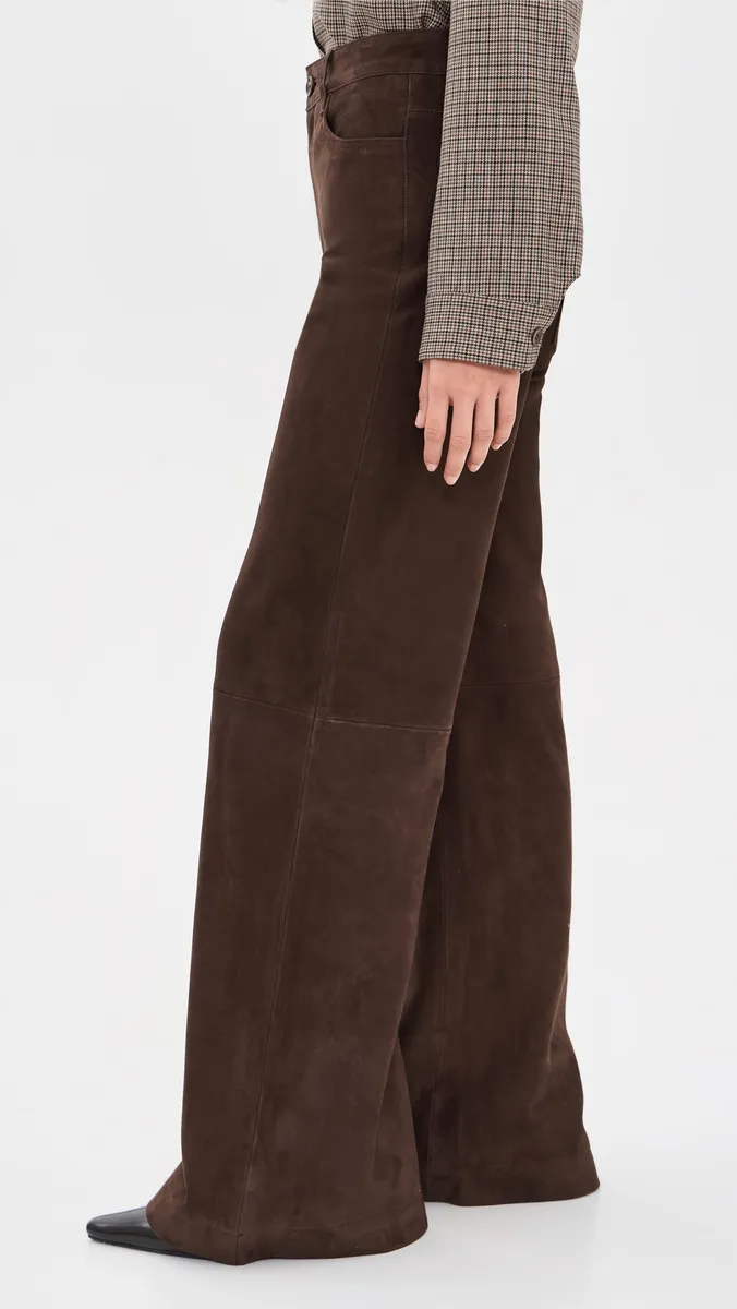 TANYA TAYLOR Angel Suede Pants | Thumbnail 4 TANYA TAYLOR Angel Suede Pants | Thumbnail 4