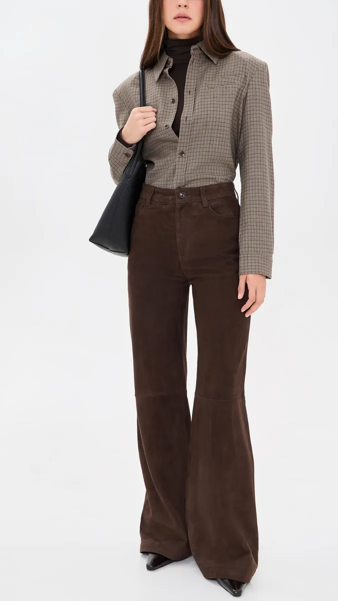 TANYA TAYLOR Angel Suede Pants | Thumbnail 5 TANYA TAYLOR Angel Suede Pants | Thumbnail 5
