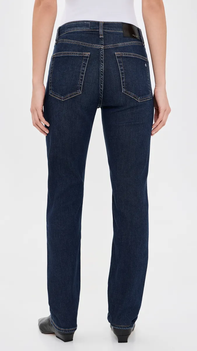 rag & bone Wren Mid Rise Full Slim Jeans | Thumbnail 3 rag & bone Wren Mid Rise Full Slim Jeans | Thumbnail 3