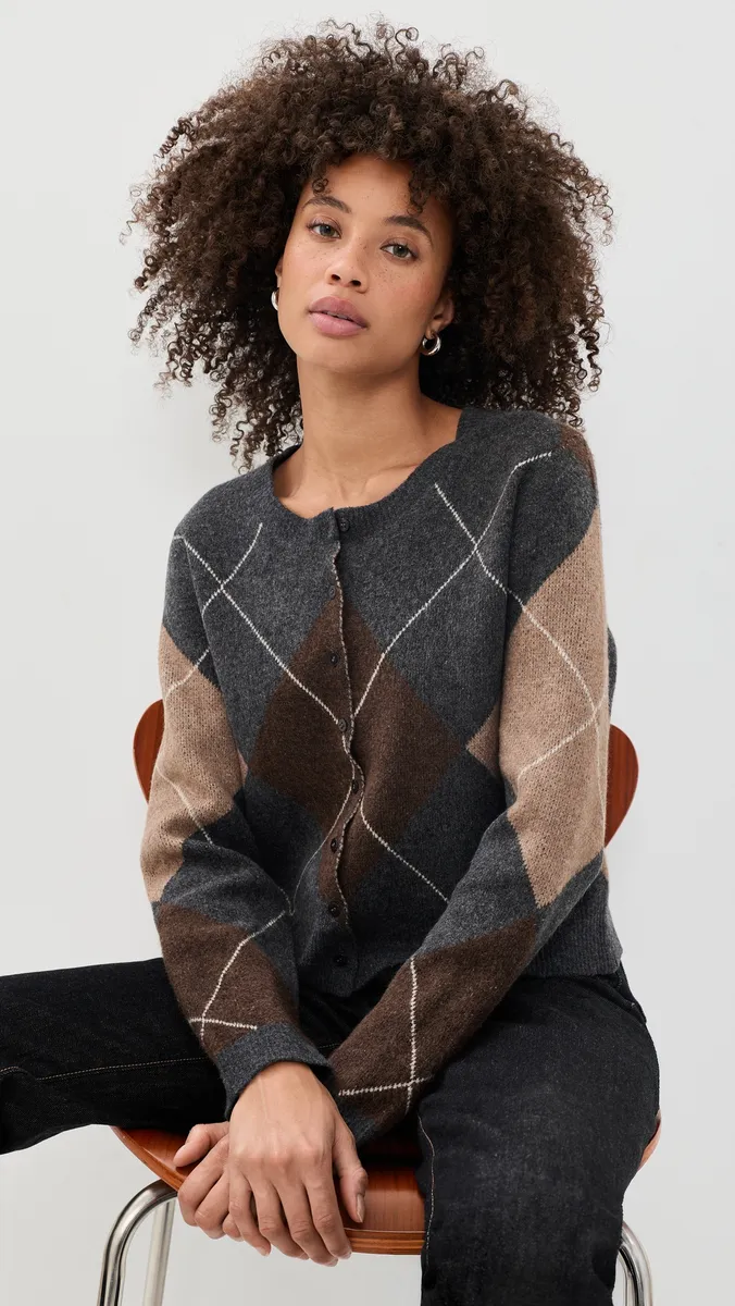 Z Supply Medina Argyle Sweater Cardigan | Thumbnail 2