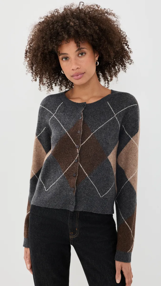 Z Supply Medina Argyle Sweater Cardigan | Thumbnail 3