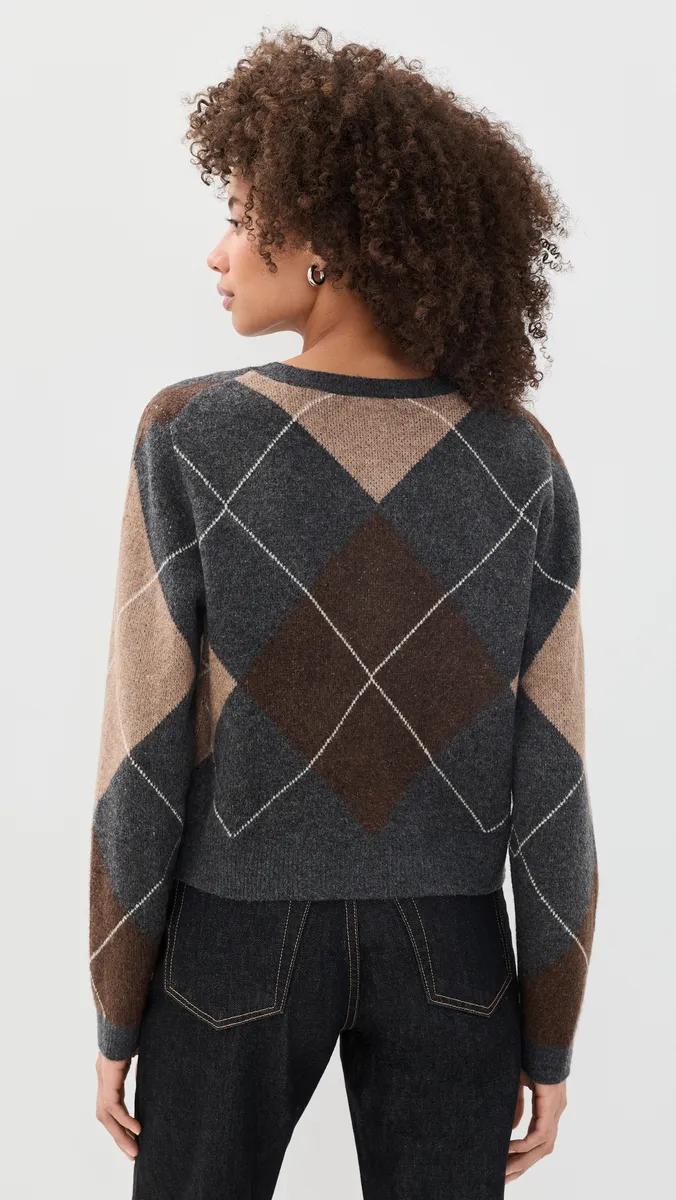 Z Supply Medina Argyle Sweater Cardigan | Thumbnail 4