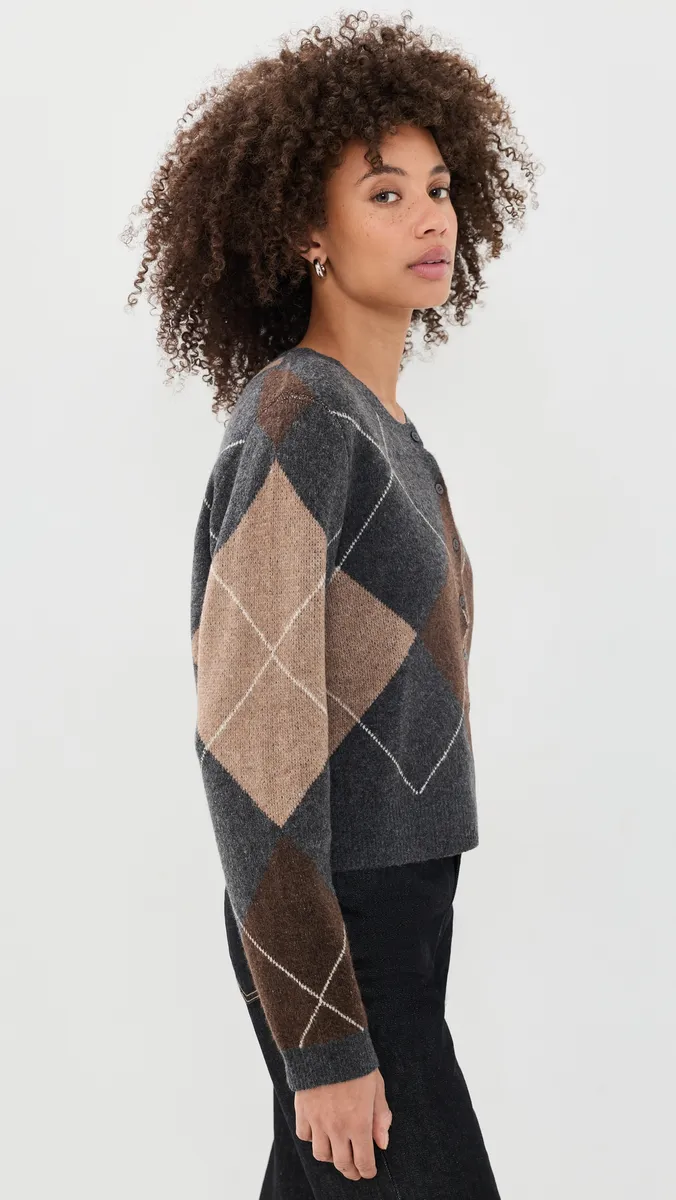 Z Supply Medina Argyle Sweater Cardigan | Thumbnail 5