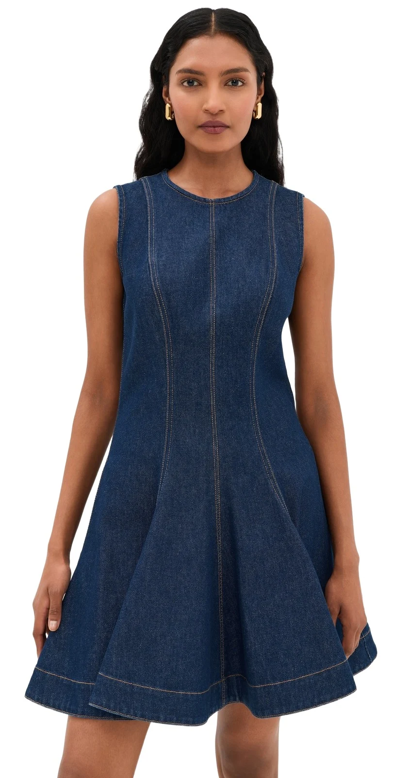 Stella McCartney Peplum Denim Mini Dress