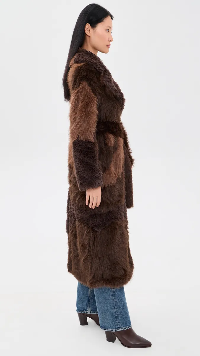 House of Sunny Hustle Faux Fur Coat | Thumbnail 4 House of Sunny Hustle Faux Fur Coat | Thumbnail 4