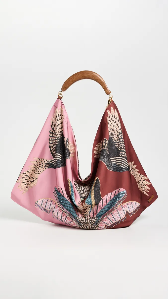 Farm Rio Large Scarf Hobo Bag | Thumbnail 2