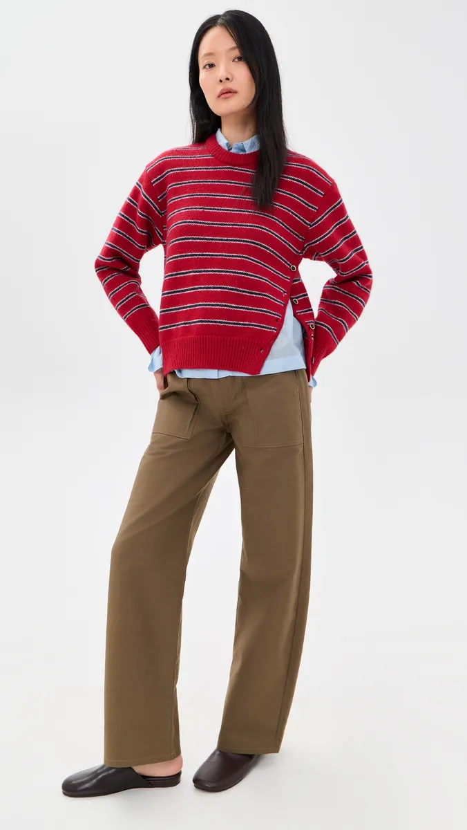 Dunst Unisex Striped Chunky Sweater | Thumbnail 5 Dunst Unisex Striped Chunky Sweater | Thumbnail 5