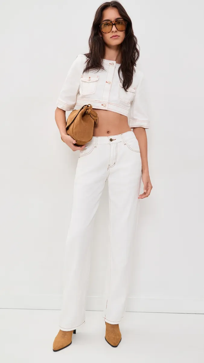 LIONESS Penthouse Denim Top | Thumbnail 5 LIONESS Penthouse Denim Top | Thumbnail 5