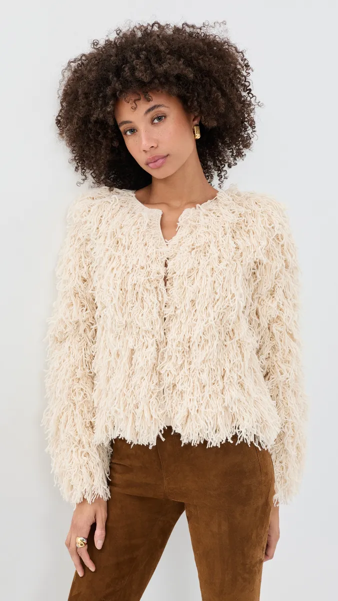 Frame The Fringe Sweater Jacket | Thumbnail 2 Frame The Fringe Sweater Jacket | Thumbnail 2