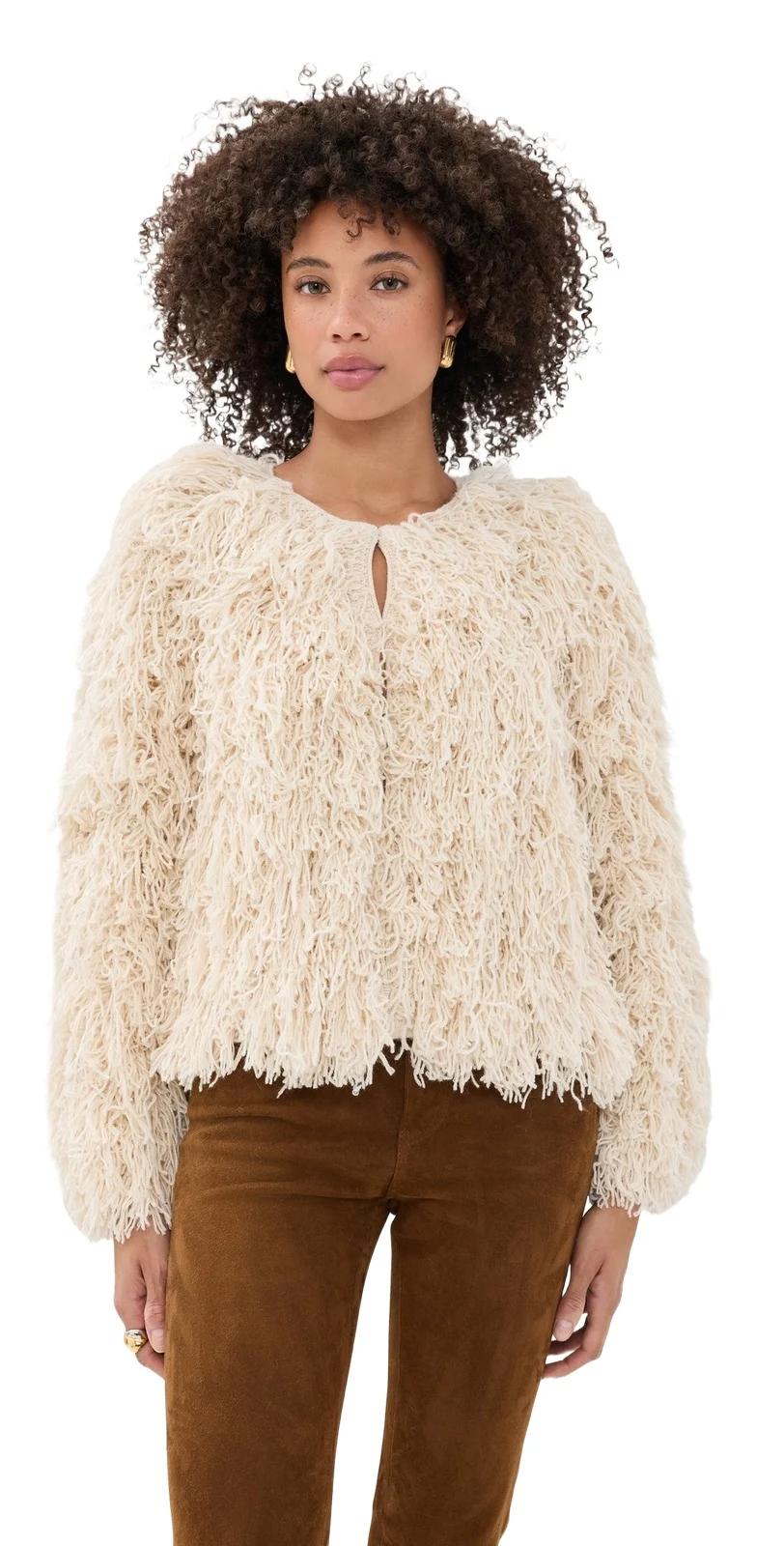 Frame The Fringe Sweater Jacket