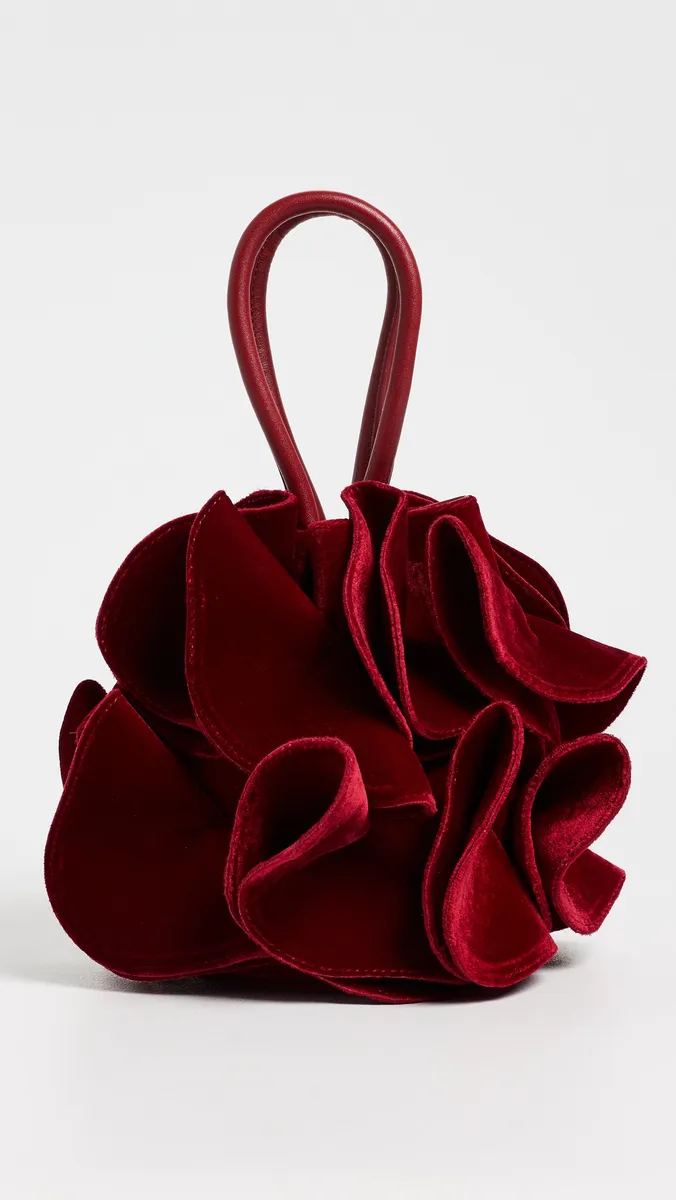Farm Rio Velvet Flower Handbag | Thumbnail 2 Farm Rio Velvet Flower Handbag | Thumbnail 2