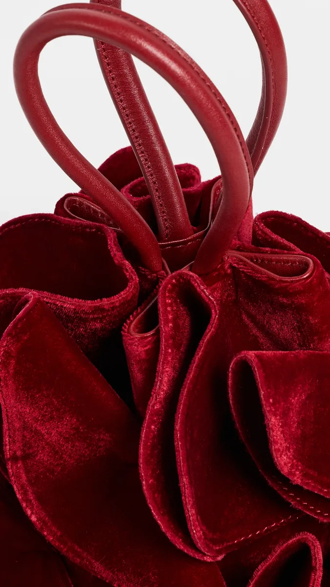 Farm Rio Velvet Flower Handbag | Thumbnail 5 Farm Rio Velvet Flower Handbag | Thumbnail 5
