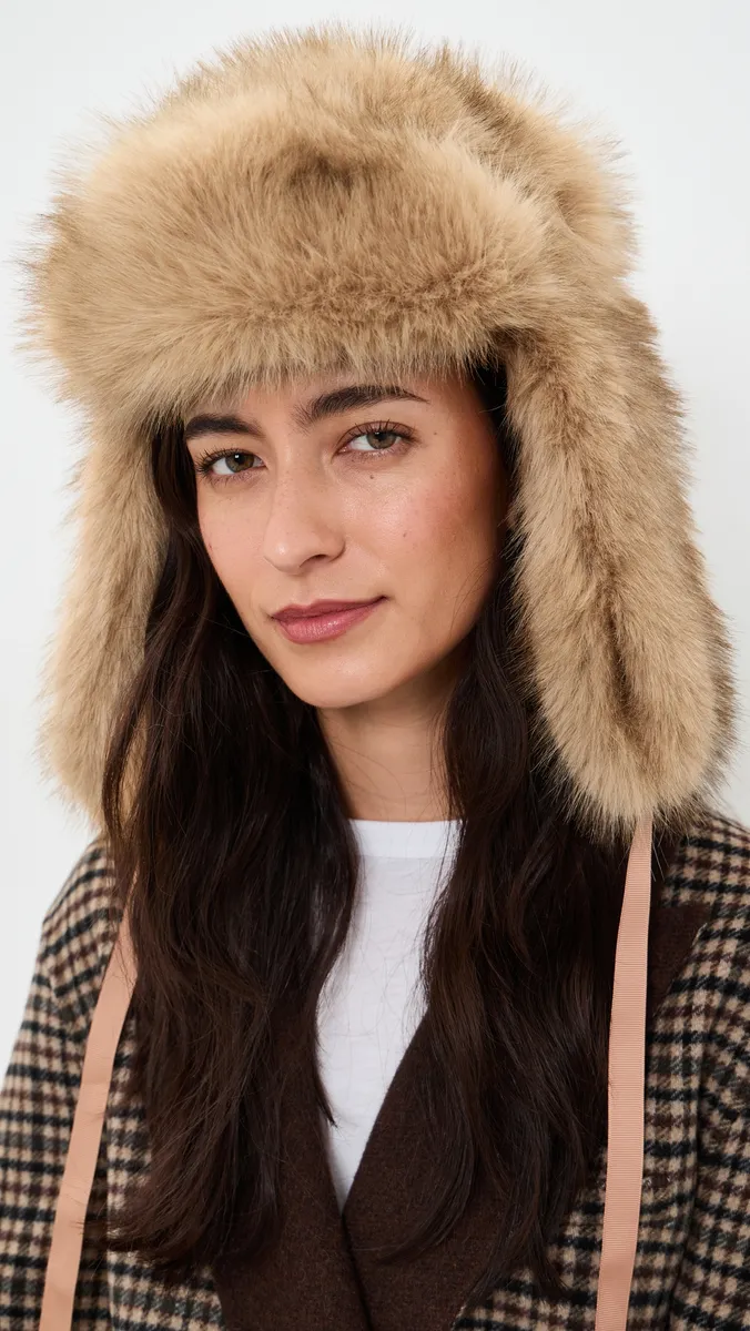 rag & bone Mel Faux Fur Trapper Hat | Thumbnail 3