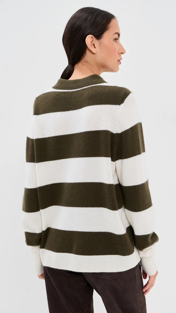 Sprwmn Cashmere Polo Sweater | Thumbnail 3