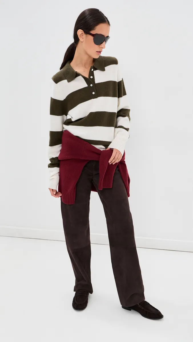 Sprwmn Cashmere Polo Sweater | Thumbnail 5