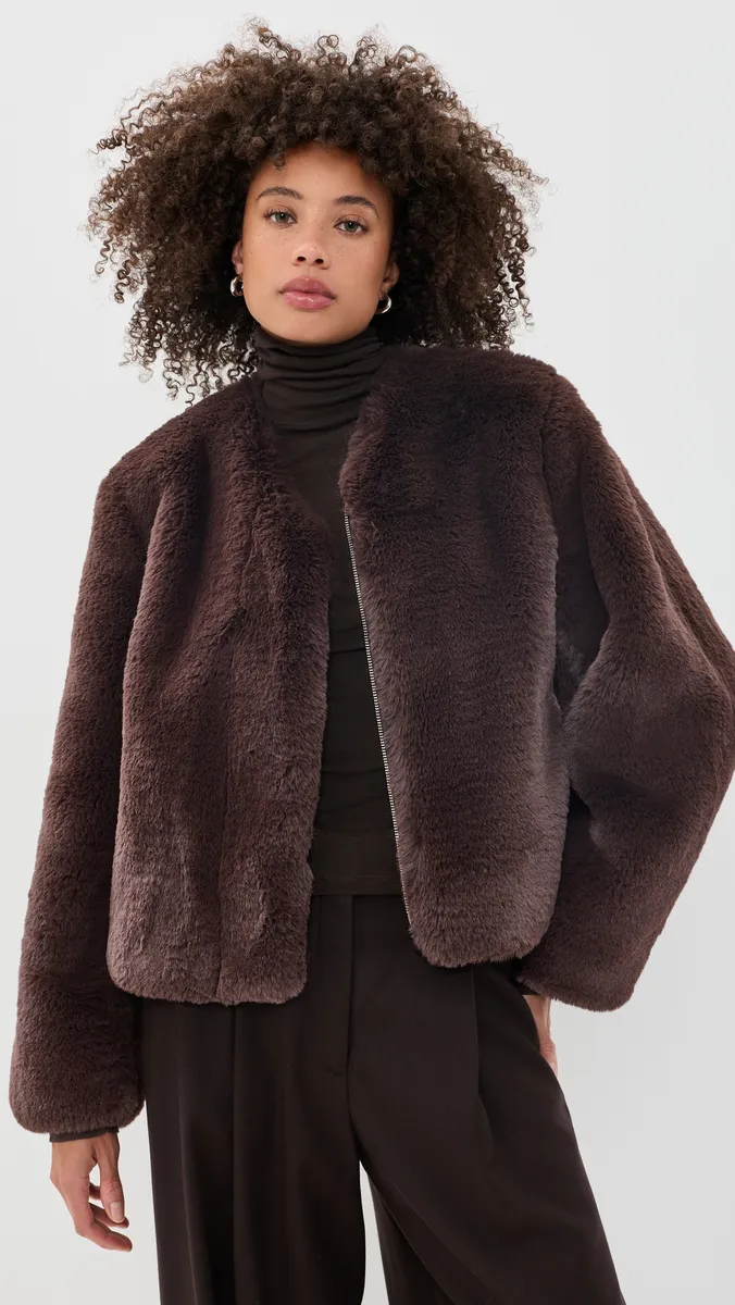 Theory Faux Fur Jacket | Thumbnail 2