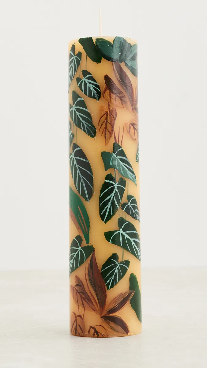 Farm Rio Foliage Pillar Candle | Thumbnail 2