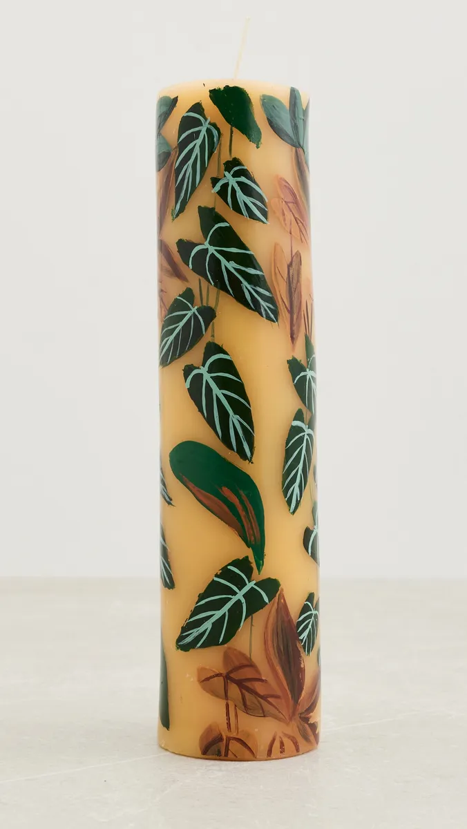 Farm Rio Foliage Pillar Candle | Thumbnail 3