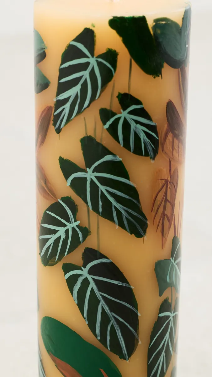 Farm Rio Foliage Pillar Candle | Thumbnail 4